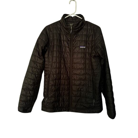 Patagonia Women's Nano Puff Black Jacket- Size L - Picture 2 of 7